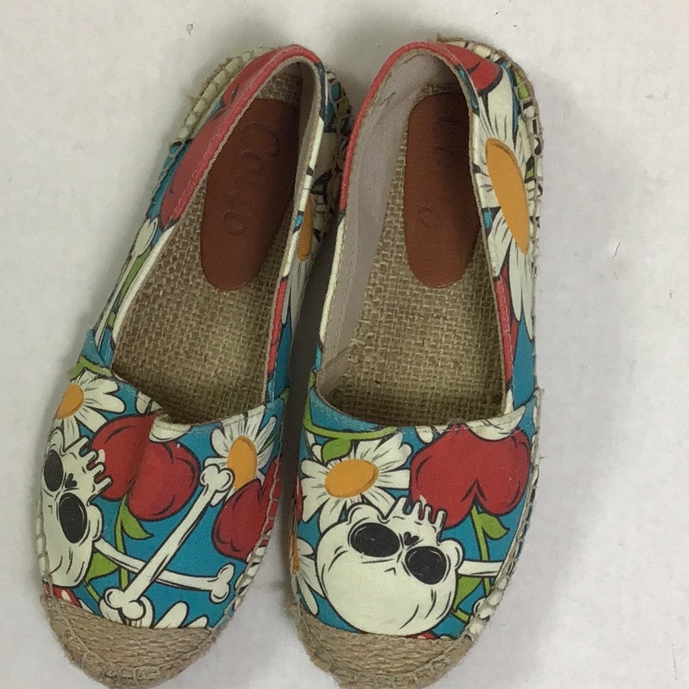 Cotto Sugar Skull Espadrilles Size 37